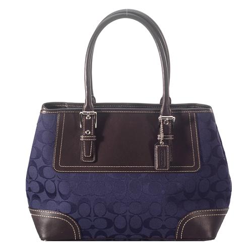 Coach Hamptons Signature Carryall Tote