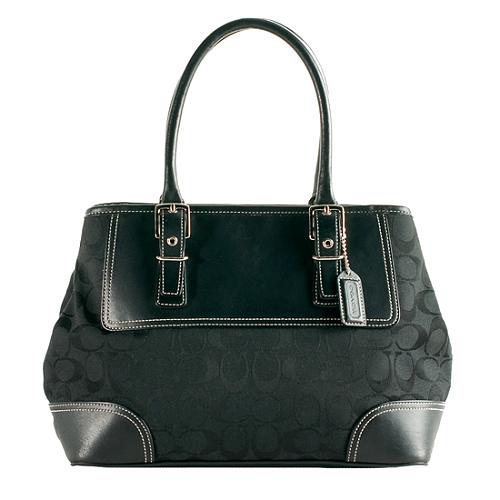 Coach Hamptons Signature Carryall Tote