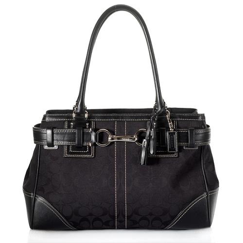 Coach Hamptons Signature Large Carryall Tote