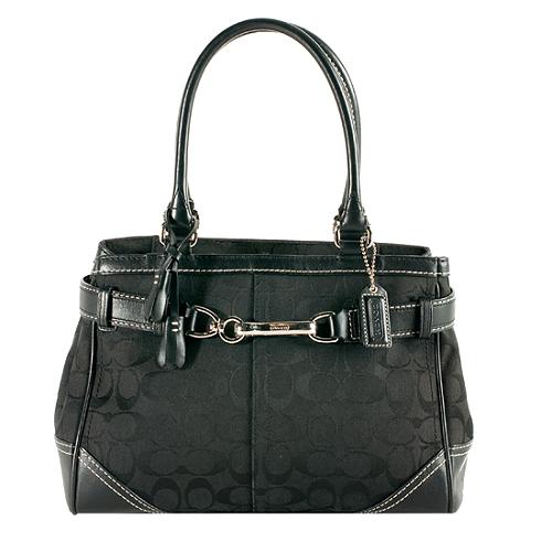 Coach Hamptons Signature Large Carryall Tote