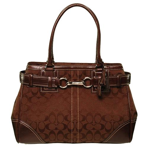 Coach Hamptons Signature Large Carryall Tote