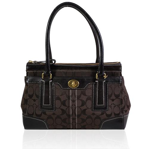 Coach Hamptons Signature Medium Carryall Tote