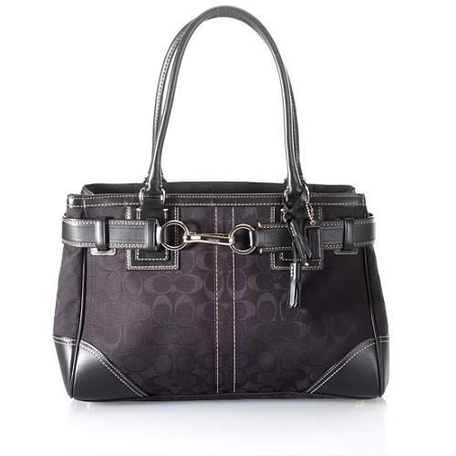 Coach Hamptons Signature Medium Carryall Tote