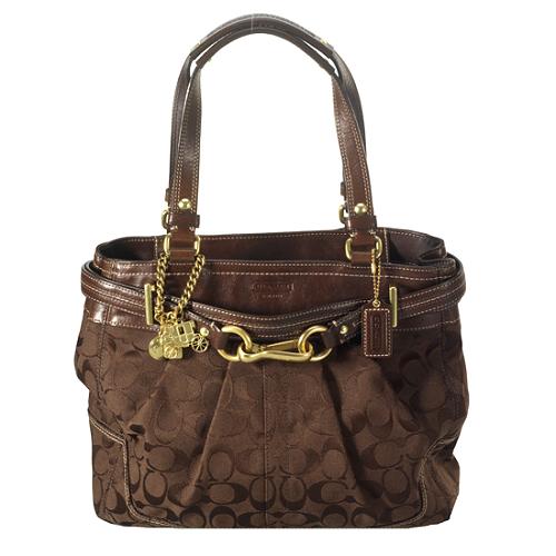 Coach Hamptons Signature Shoulder Handbag