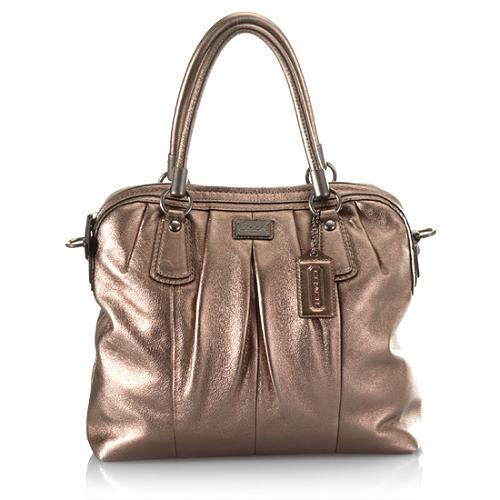 Coach Kristin Pleated Satchel Handbag