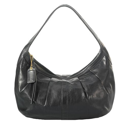 Coach Leather Hobo Handbag