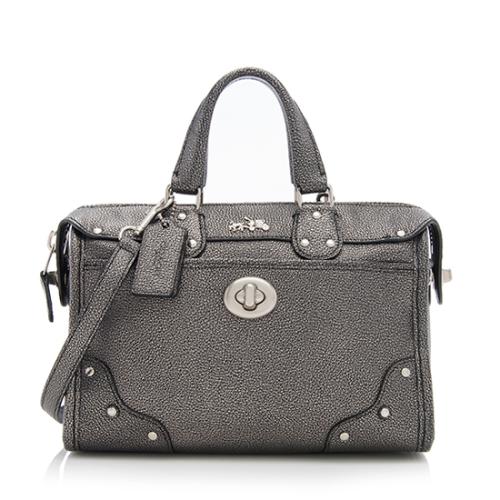 Coach Leather Rhyder 24 Satchel