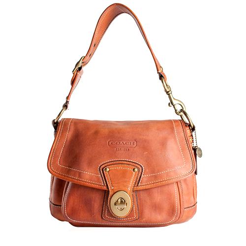 Coach Legacy Ali Leather Flap Shoulder Handbag