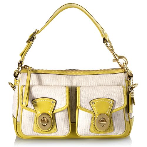 Coach Legacy Canvas Shoulder Handbag