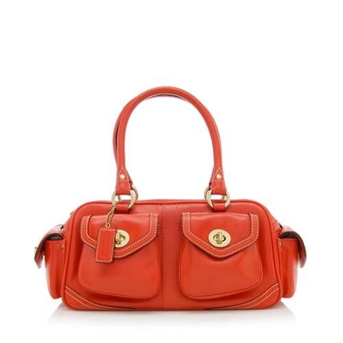 Coach Legacy Leather Pocket Satchel 