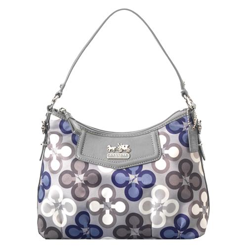 Coach Madison Clover Print Top Handle Shoulder Handbag