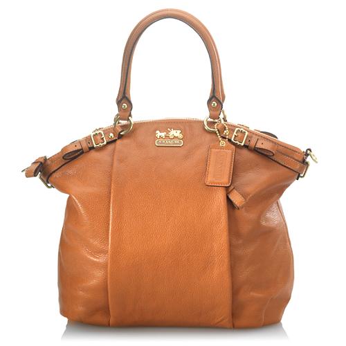 Coach Madison Leather Lindsey Satchel Handbag