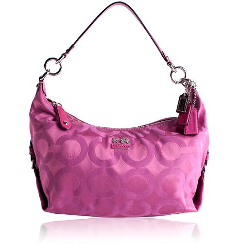 Coach Madison Op Art Hailey Hobo Handbag