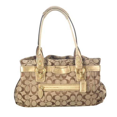 Coach Penelope Signature Shopper Tote