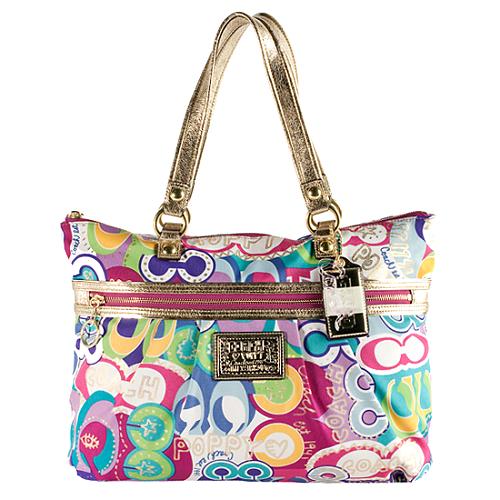 Coach Poppy Glam Tote