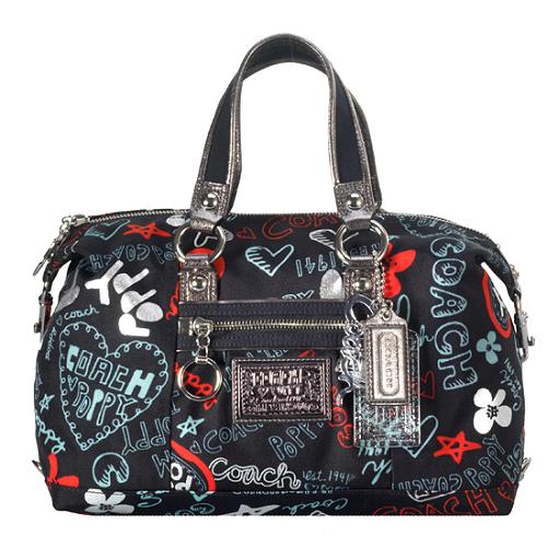 Coach Poppy Graffiti Luxey Satchel Handbag Coach Handbags Bag Borrow or Steal