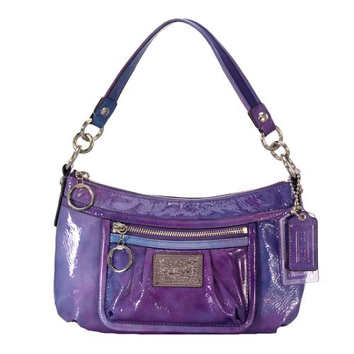 Coach Poppy Patent Leather Groovy Shoulder Handbag