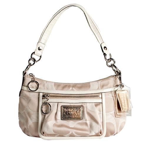 Coach Poppy Signature Groovy Shoulder Handbag