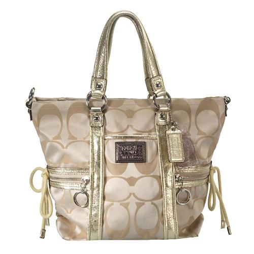 Coach Poppy Signature Spotlight Tote