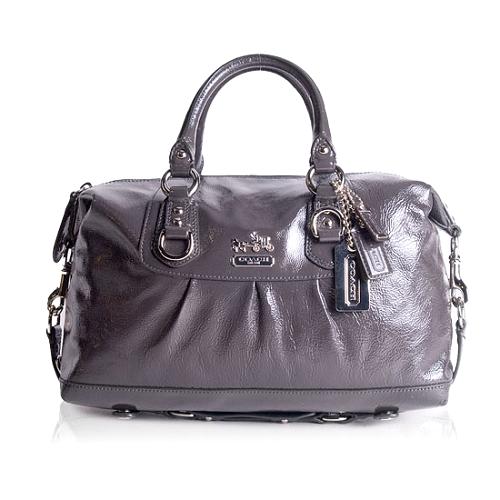 Coach Sabrina Patent Leather Satchel Handbag