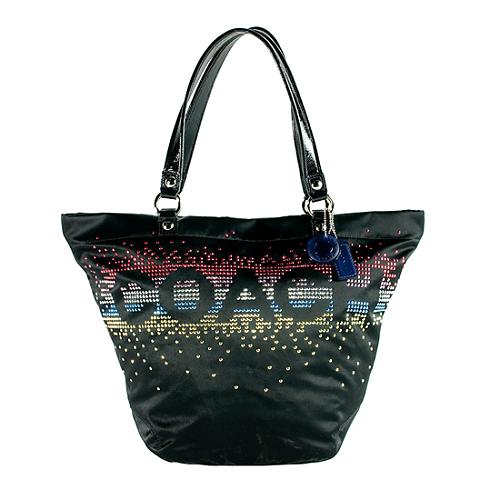 Coach Satin Rhinestone Tote