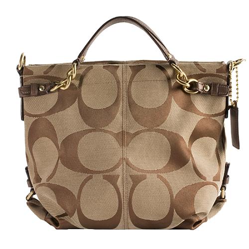 Coach Signature Brooke Hobo Handbag