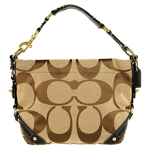 Coach Signature Carly Hobo Handbag