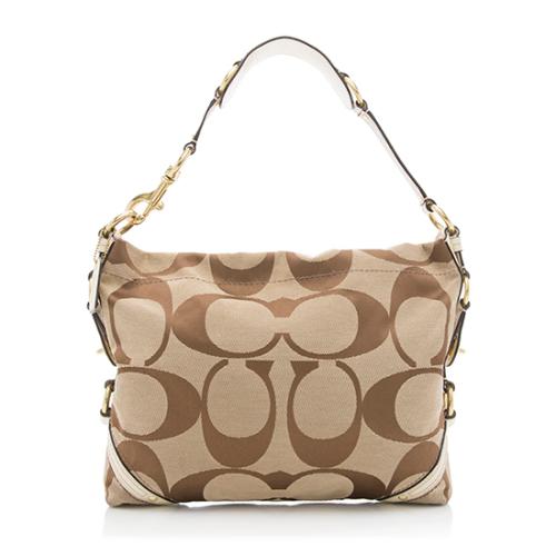 Coach Signature Carly Slim Hobo