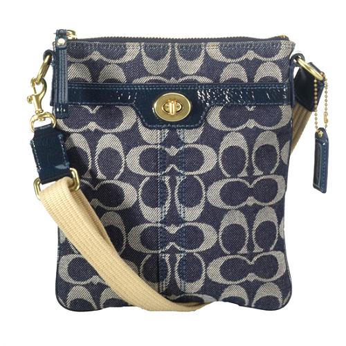 Coach Signature Denim Crossbody