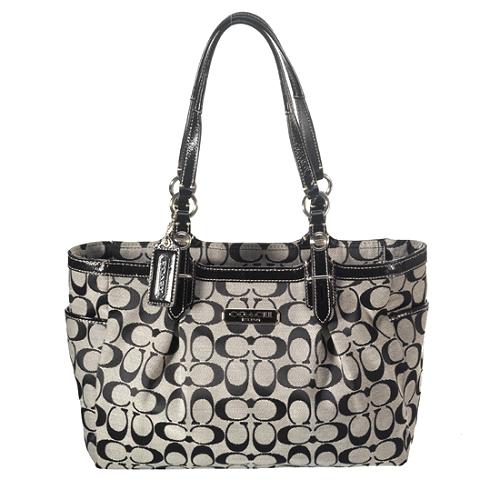 Coach Signature Gallery East West Tote