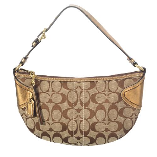 Coach Signature Hobo Handbag