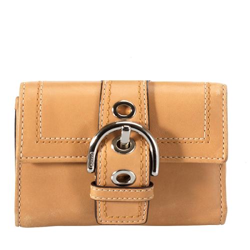 Coach Soho Leather Compact Wallet 