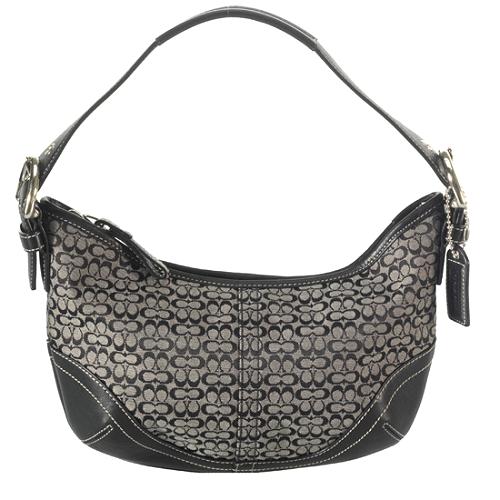 Coach Soho Mini Signature Hobo Handbag 