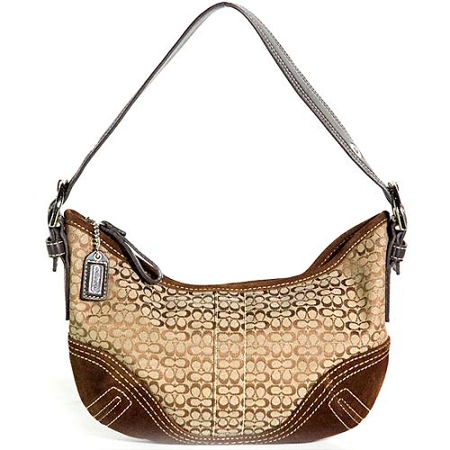 Coach Soho Mini Signature Hobo Handbag