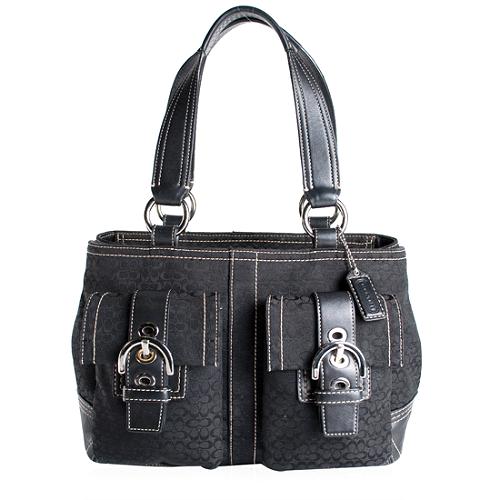 Coach Soho Mini Signature Pocket Tote