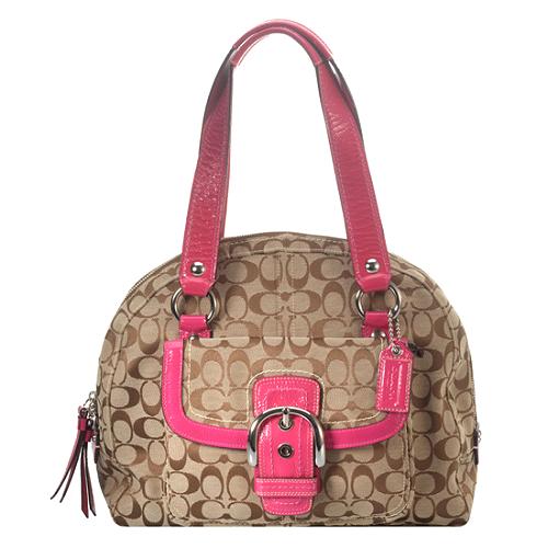 Coach Soho Signature Domed Satchel Handbag