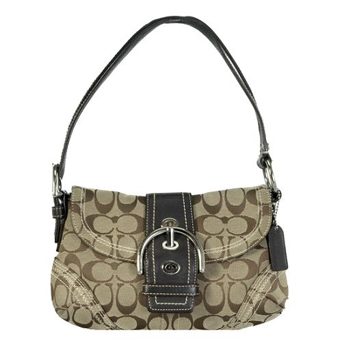 Coach Soho Signature Flap Shoulder Handbag