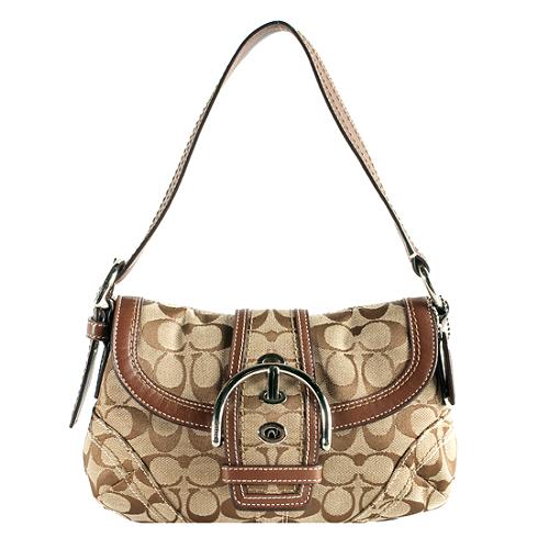 Coach Soho Signature Flap Shoulder Handbag