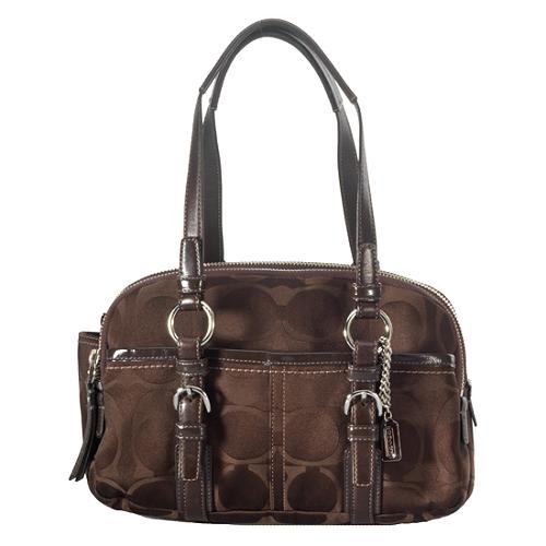 Coach Soho Signature Sateen Satchel Handbag