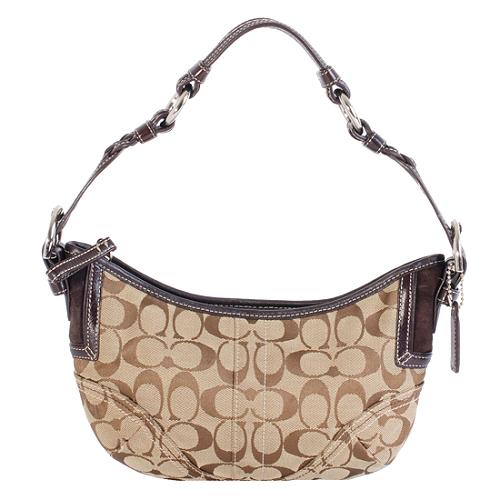 Coach Soho Signature Small Hobo Handbag