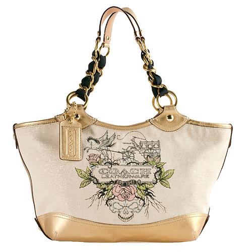 Coach Tattoo Canvas Tote