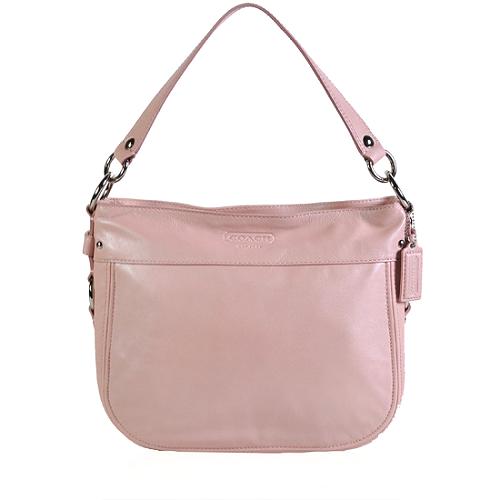 Coach Zoe Leather Hobo Handbag 