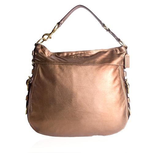 Coach Zoe Leather Hobo Handbag