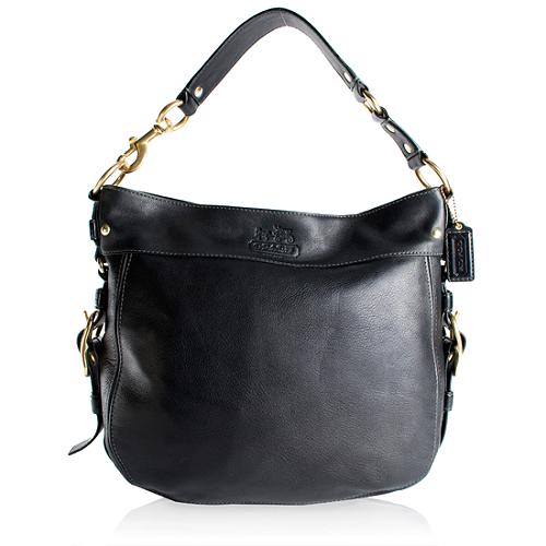 Coach Zoe Leather Large Hobo Handbag