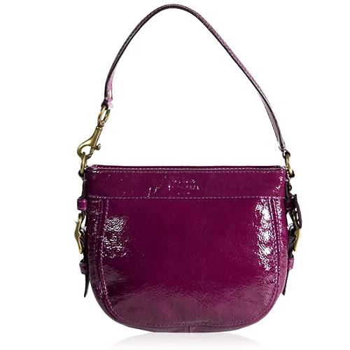 Coach Zoe Patent Hobo Handbag 