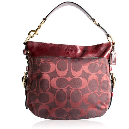 Coach Zoe Signature Large Hobo Handbag