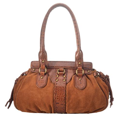 Cole Haan Suede Satchel Handbag