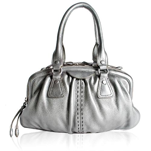 Cole Haan Village Triple Zip Satchel Handbag