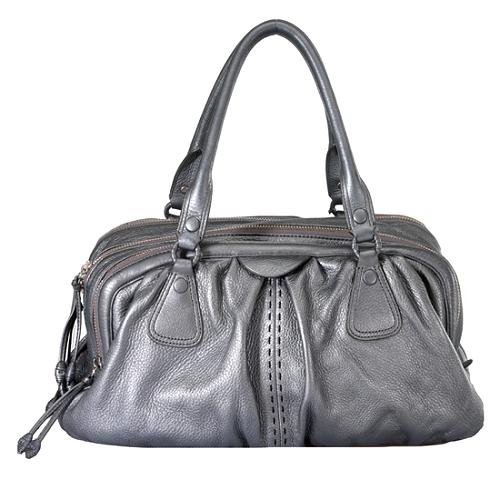 Cole Haan Village Triple Zip Satchel Handbag