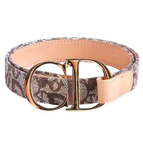 Christian Dior Logo Belt